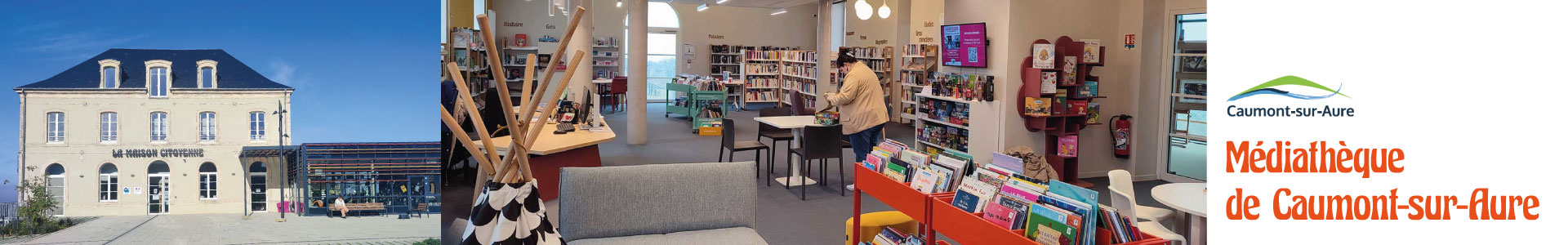 Bibliothèque Caumont sur Aure